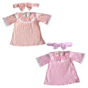 Dress ALine Print Renda