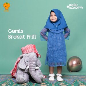 Gamis Brokat Frill