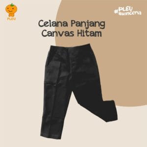 Celana Panjang Canvas Hitam